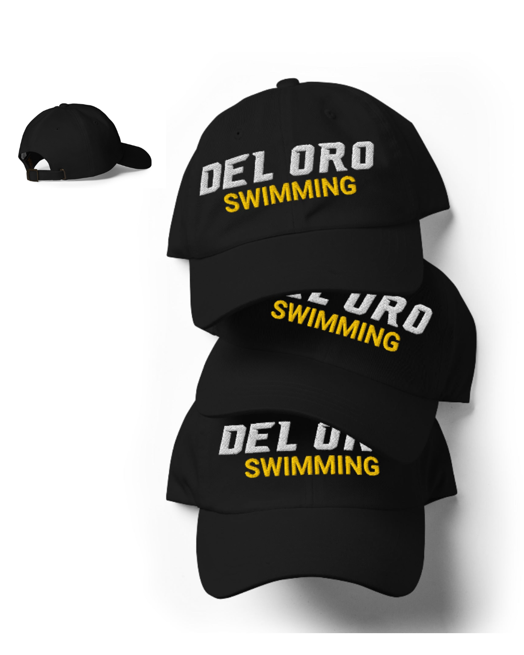 Del Oro HS Swimming Dad Hat Black