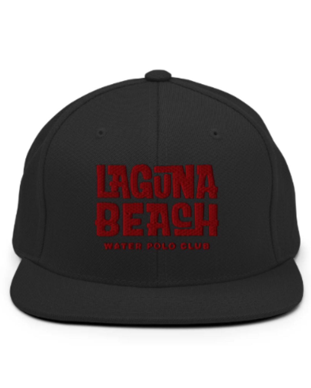 Laguna Beach Water Polo Club Snapback Hat Marron Logo