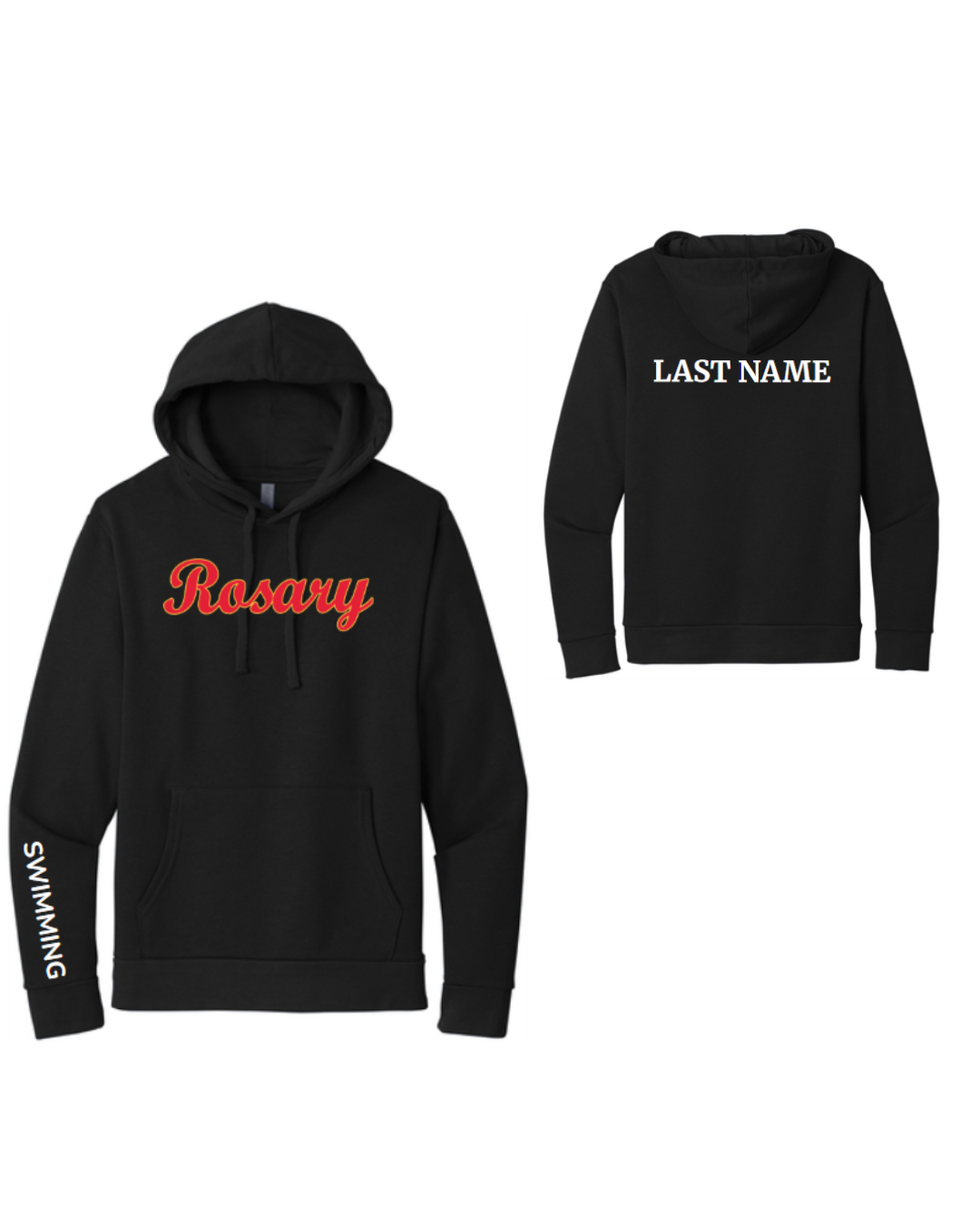 Rosary Academy Swimming Hoodies