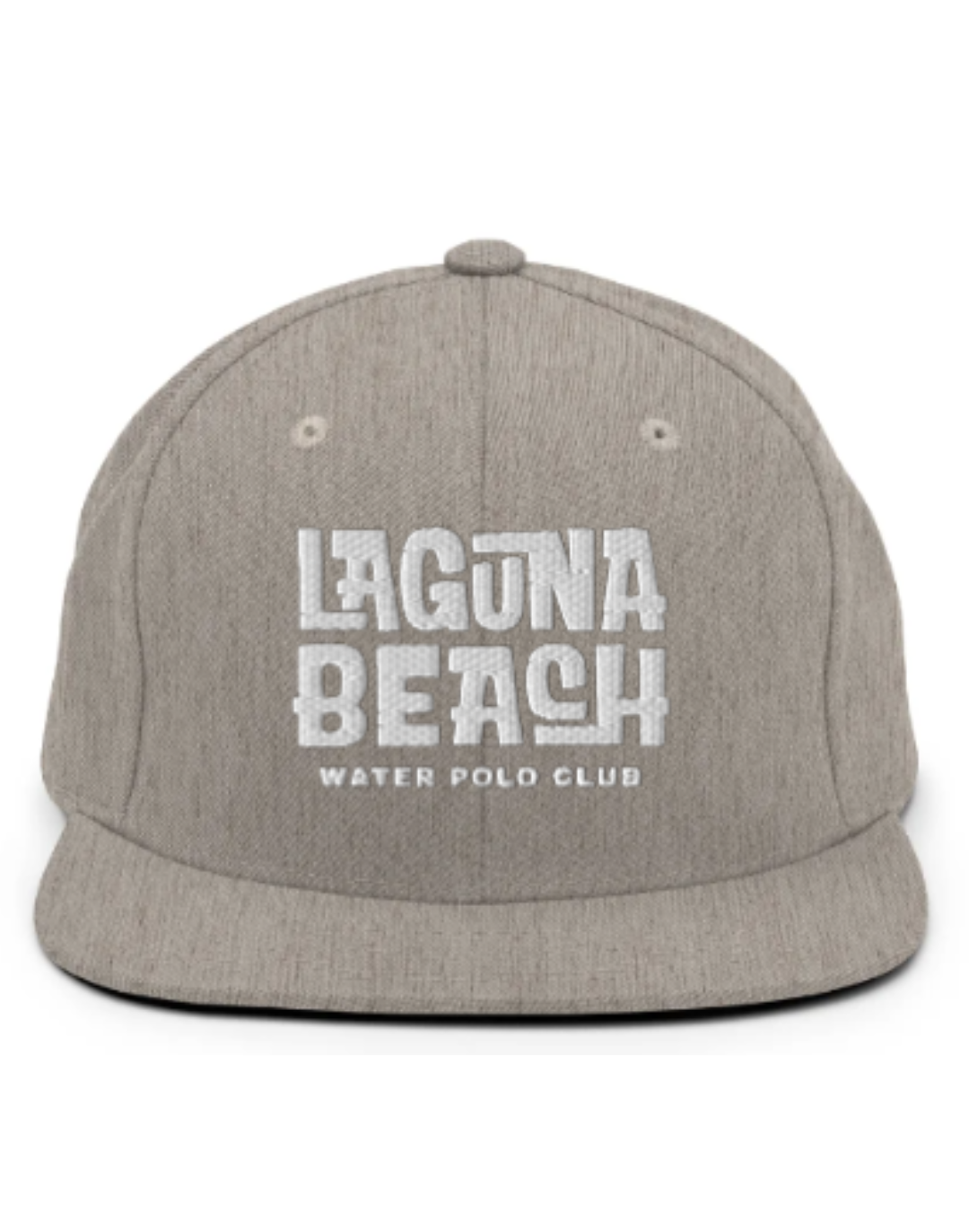 Laguna Beach Water Polo Club Snapback Hat White Logo