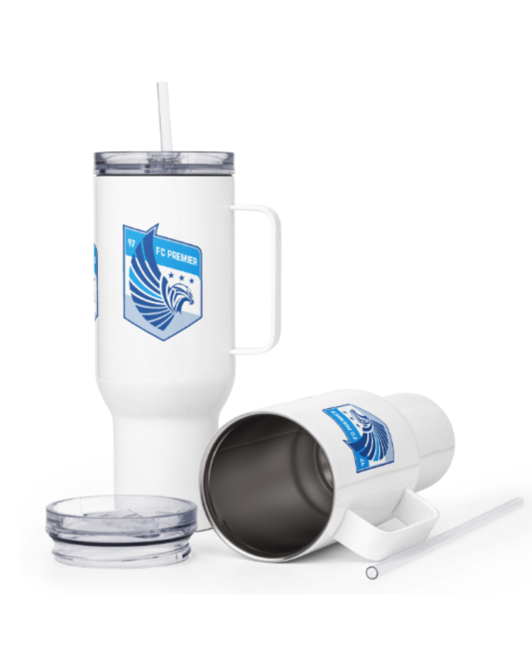 FC PREMIER Travel mug with a handle