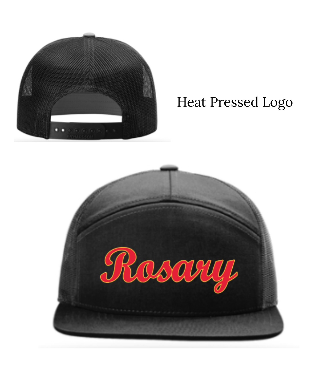 Rosary Academy Swimming Richardson 7-Panel Trucker Hat