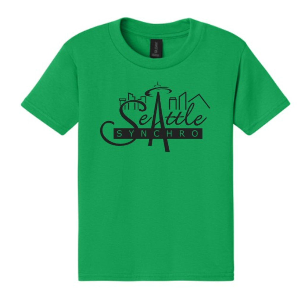 Seattle Synchro Youth Team Shirt: GREEN EDITION