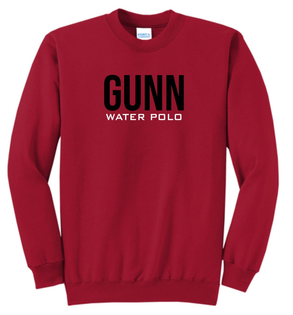 Gunn High School Crewneck Red
