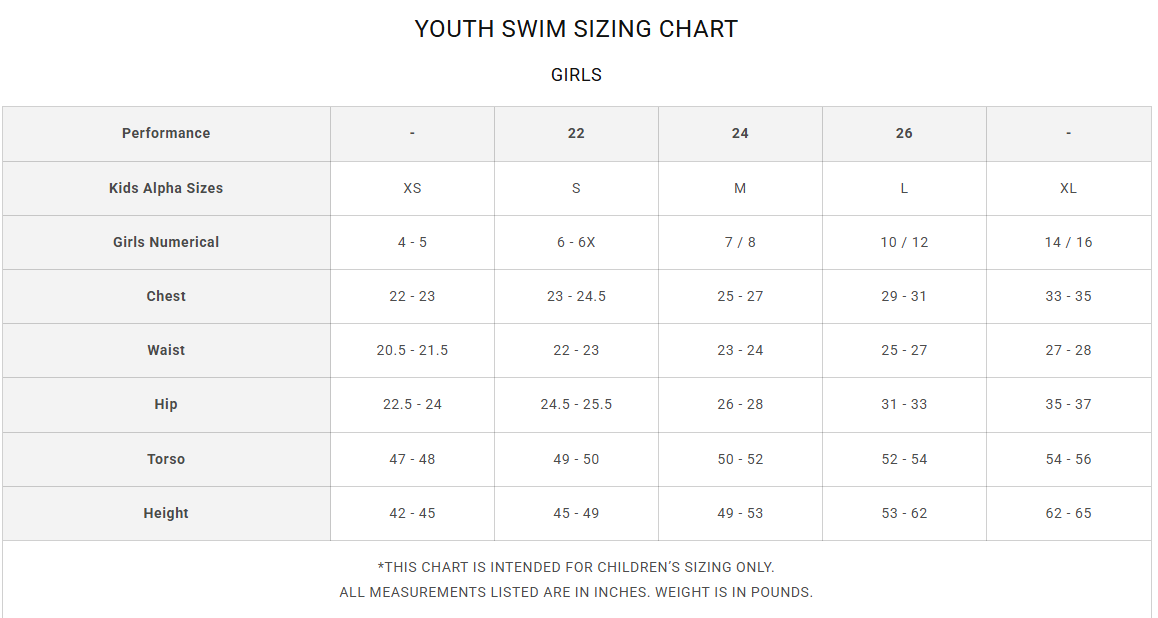 Stockdale Swim & Dive TYR Female Suit: TYReco™ Girls Swimsuit