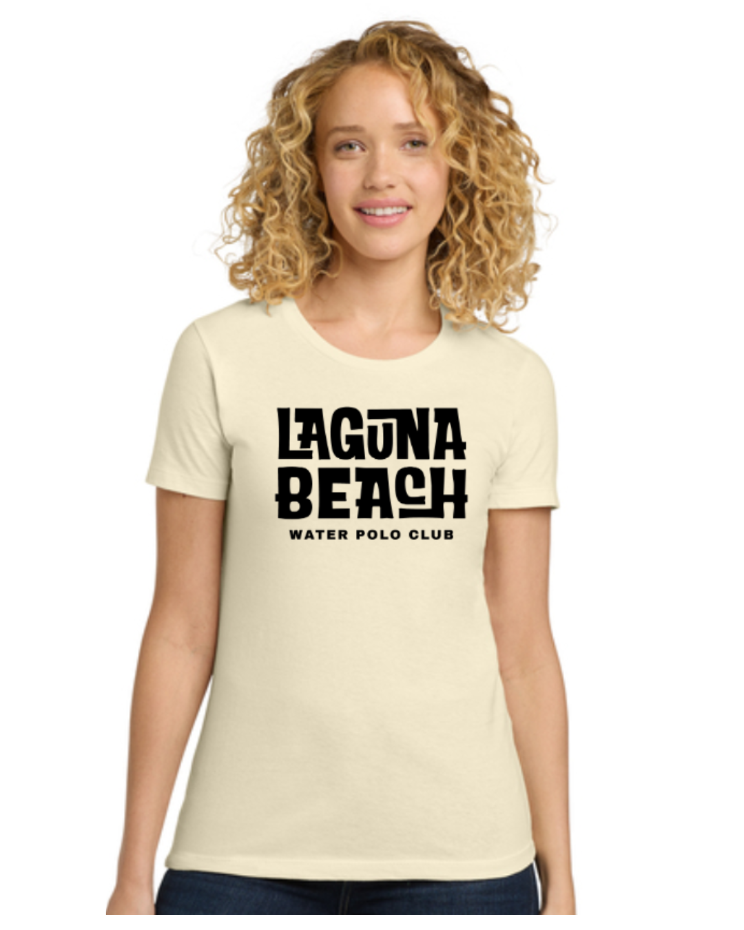 Laguna Beach Water Polo Club Women's Cut Shirt Natural