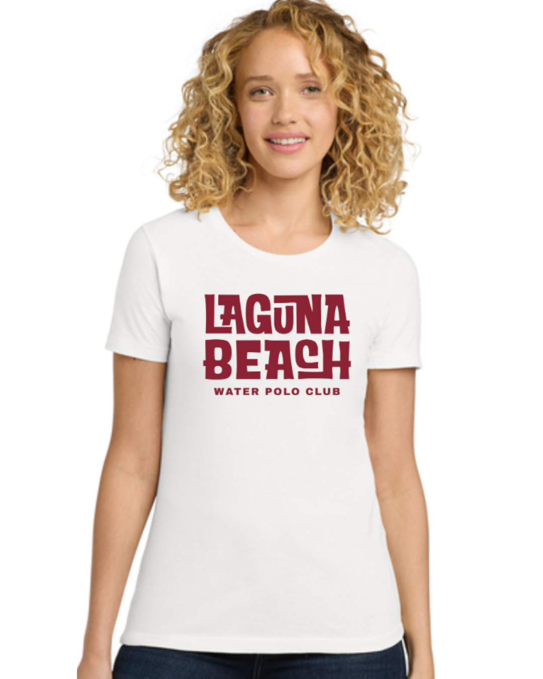 Laguna Beach Water Polo Club Women's Cut Shirt White