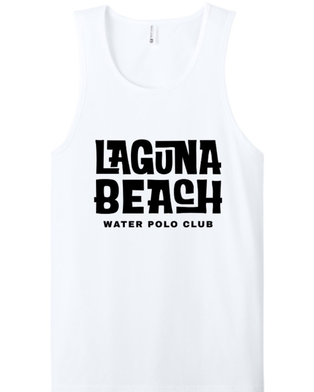 Laguna Beach Water Polo Club Adult Male Tank Top White