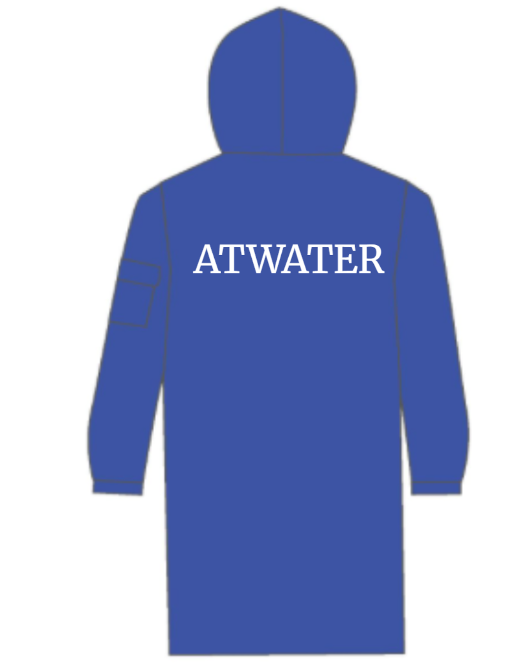 Atwater High School Parka Royal