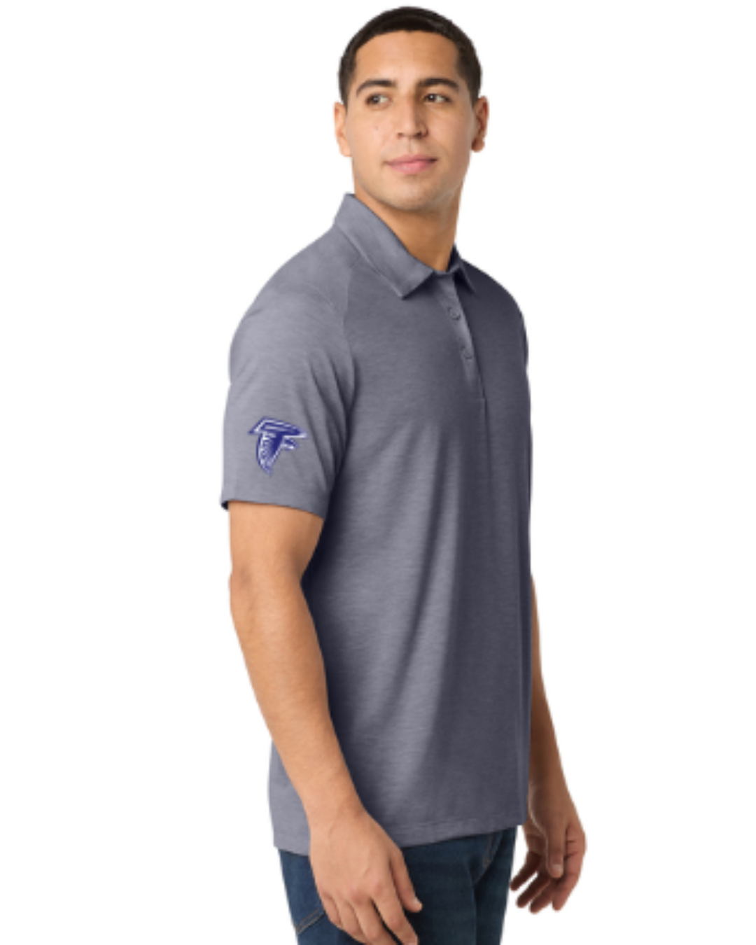 Atwater High School Polo Dark Grey Heather