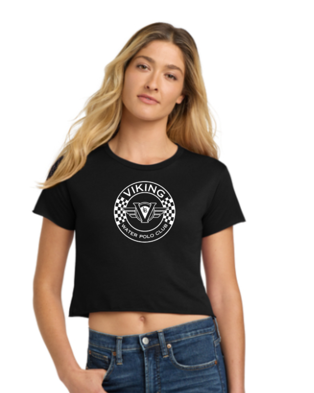 Viking Water Polo Club Crop Top Circle Logo