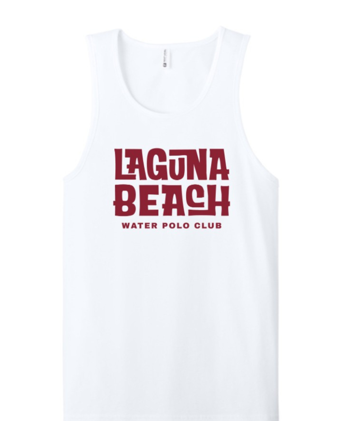Laguna Beach Water Polo Club Adult Male Tank Top White