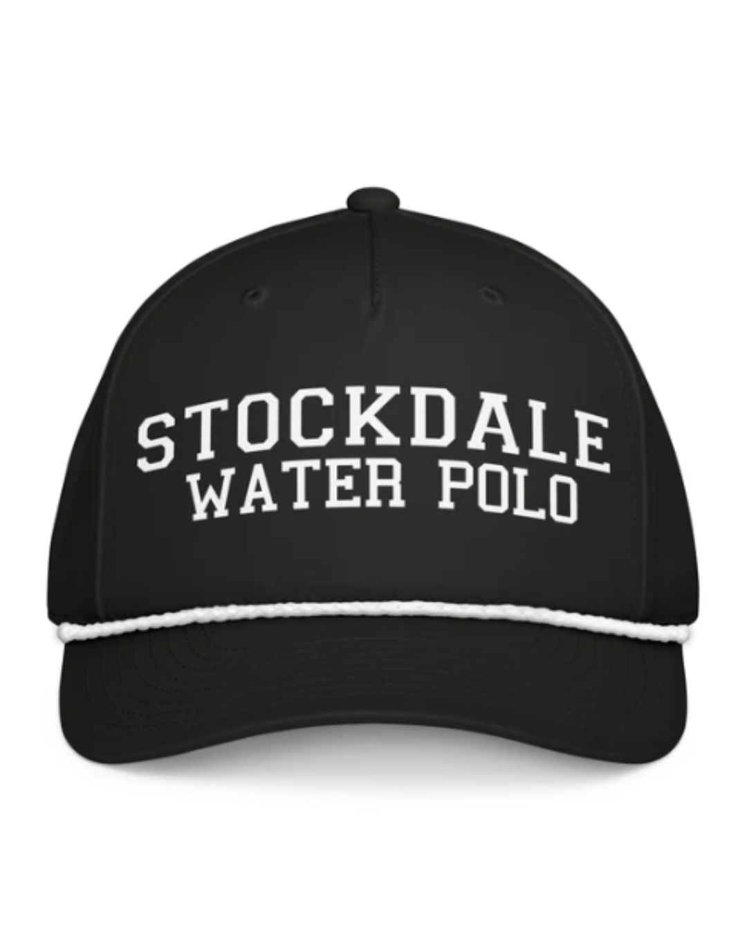Stockdale High School Rope Hat Black with White