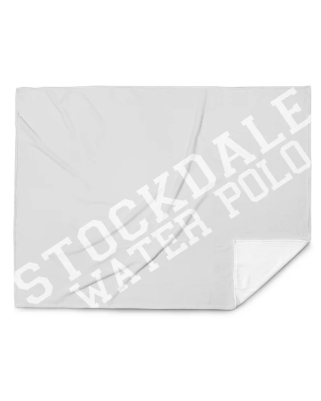 Stockdale High School Throw Blanket 60x80 Light Grey
