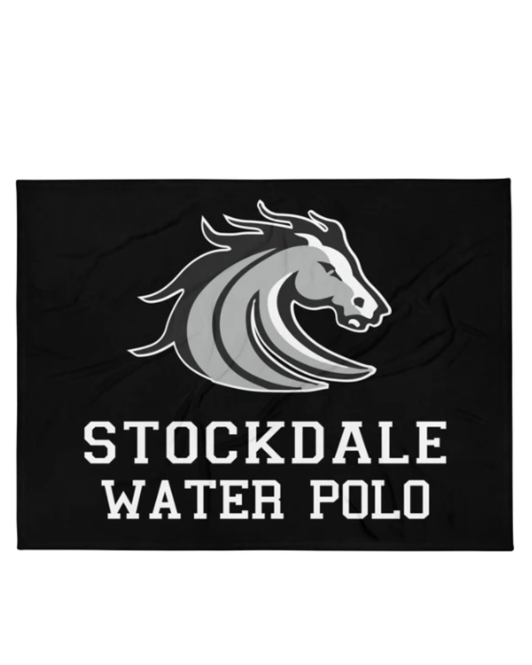 Stockdale High School Throw Blanket 60x80 Black