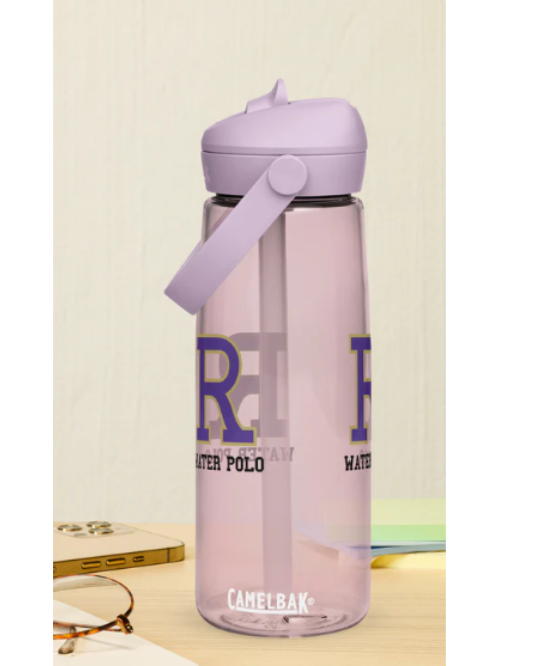 Ridgeview High School Camelback Flip straw water bottle