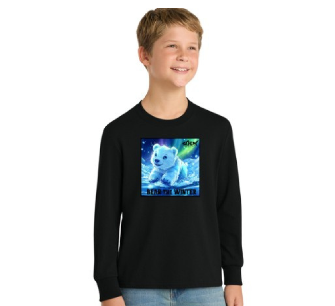 BEAR THE WINTER Youth Long Sleeve