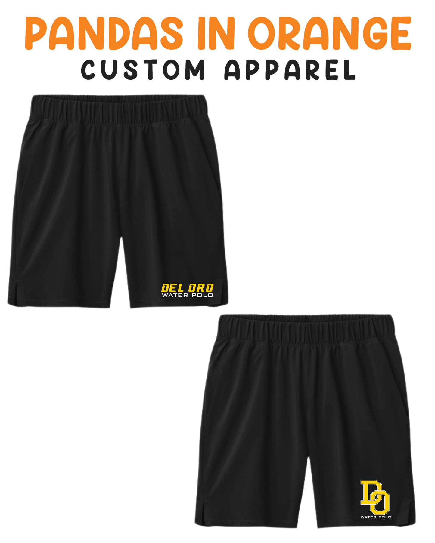Del Oro High School Male Shorts Black
