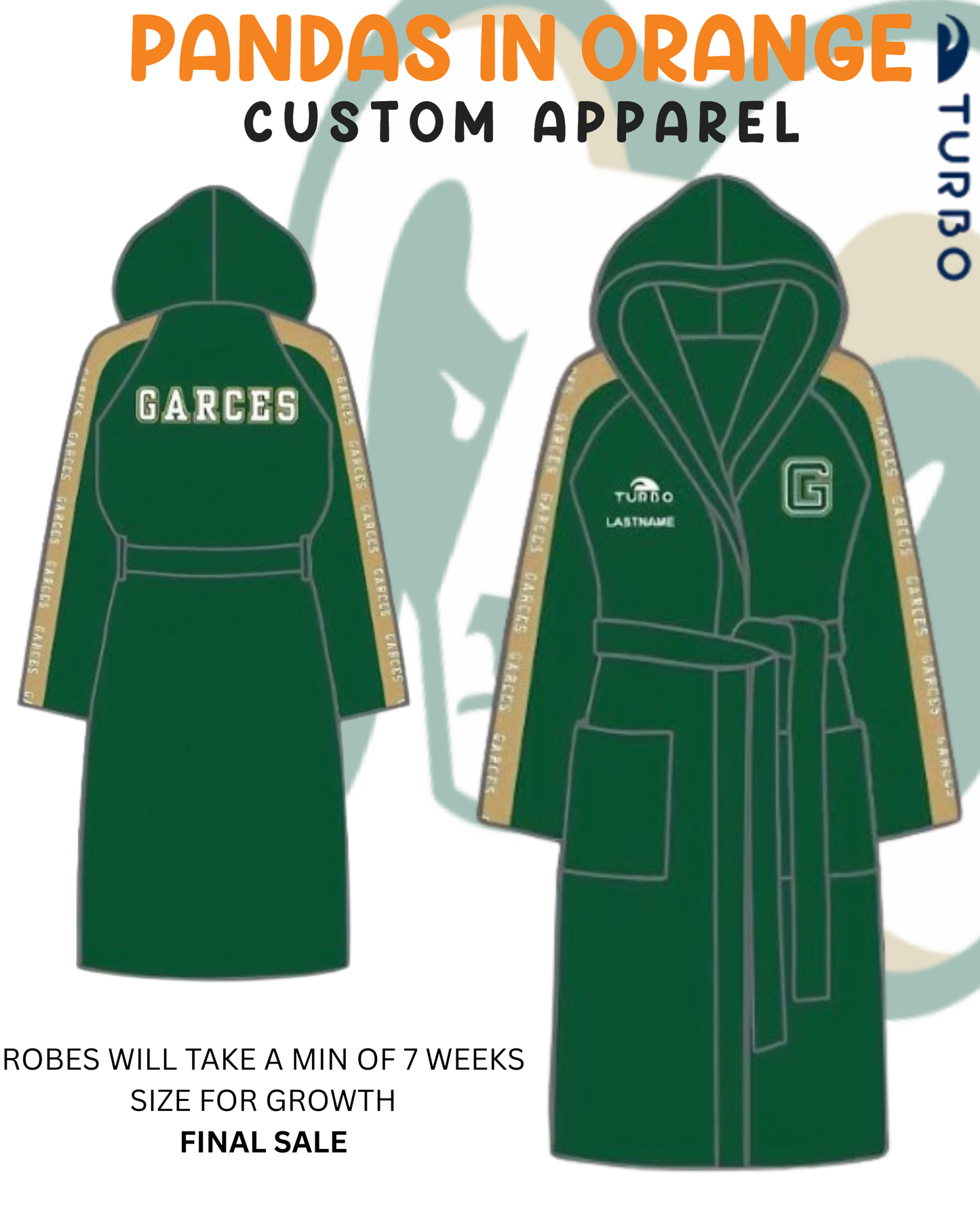 Garces Memorial HS TURBO Team Robe