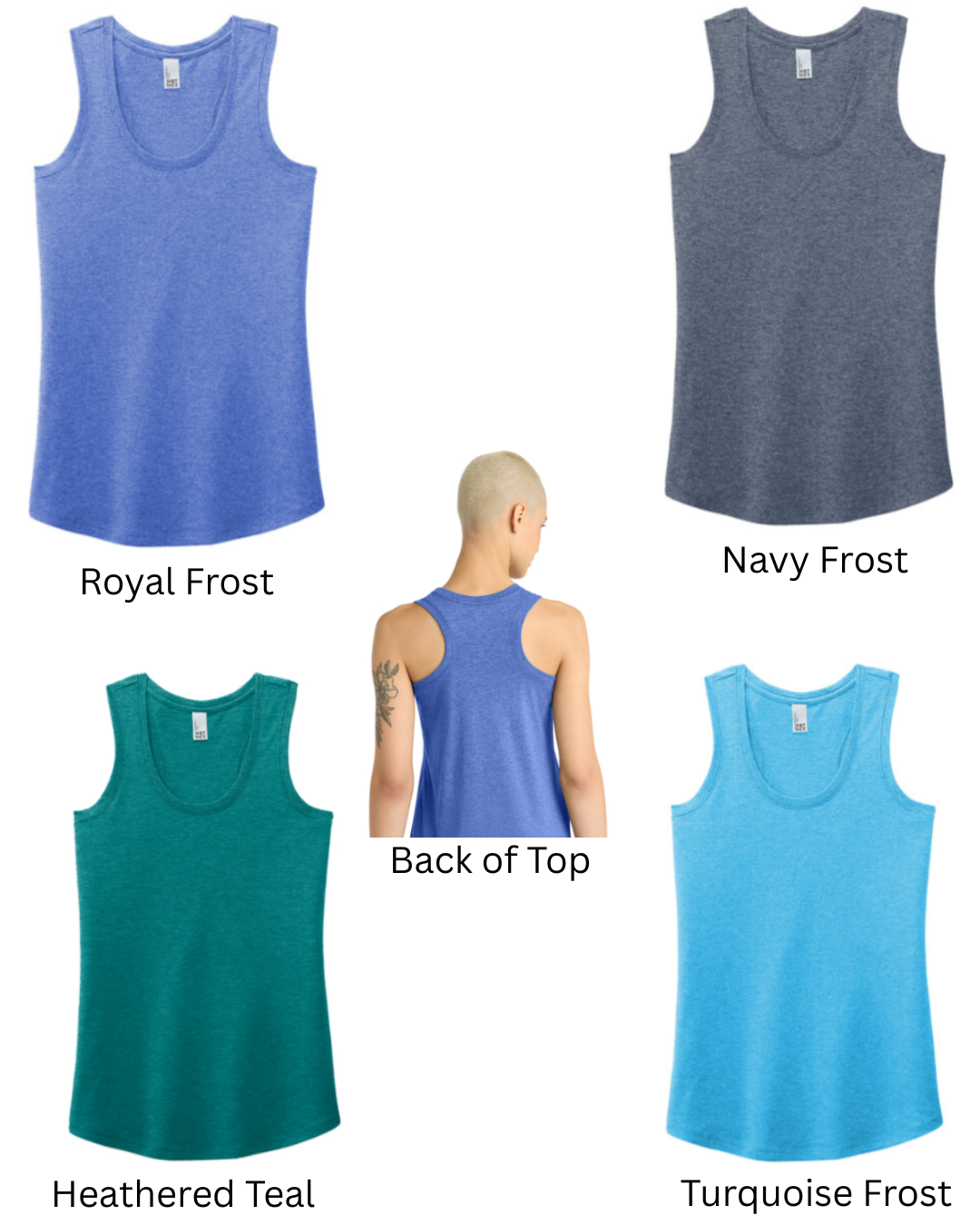 Custom Ladies Casual Racerback Tank Top