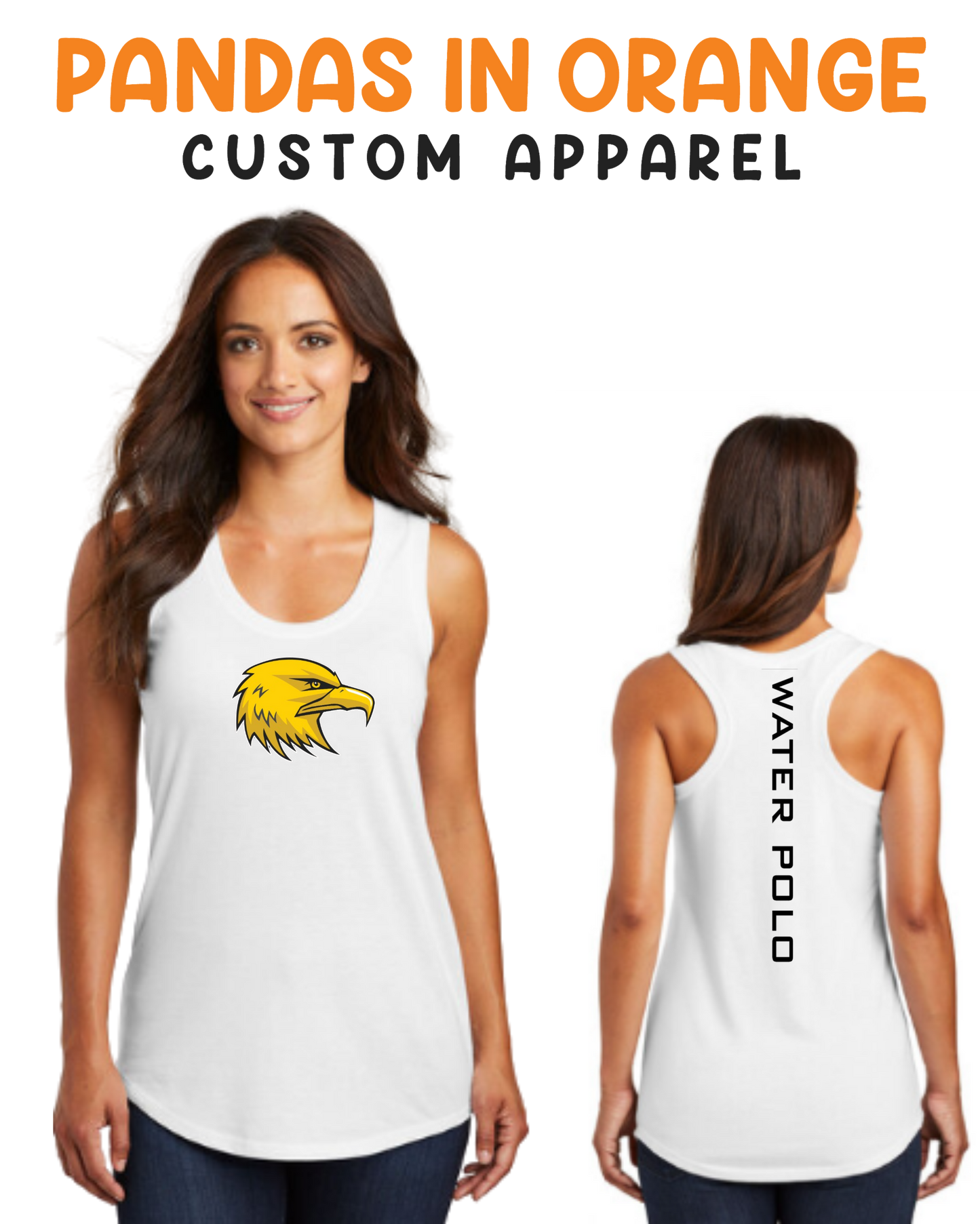 Del Oro High School Ladies Casual Racerback Tank Top