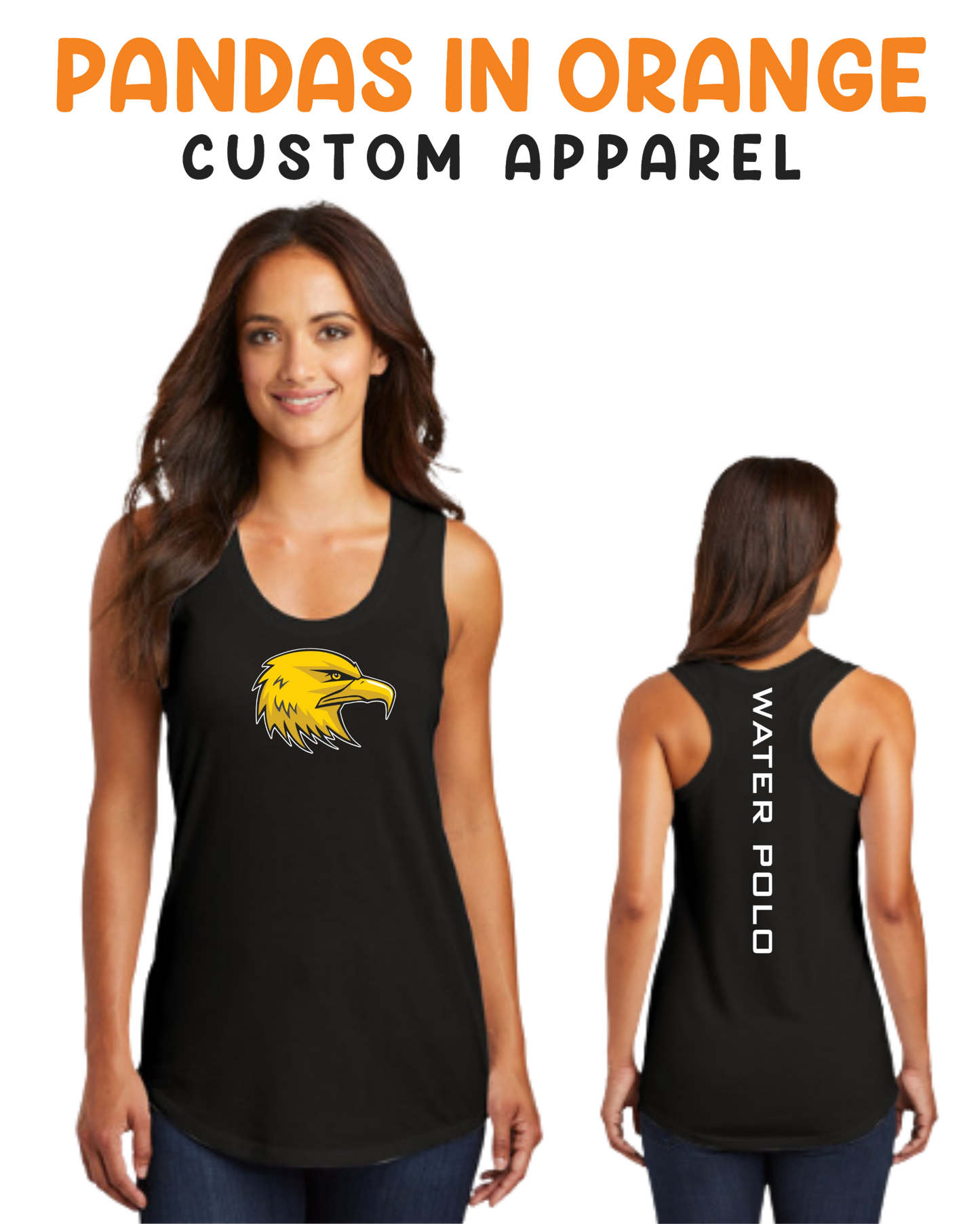 Del Oro High School Ladies Casual Racerback Tank Top
