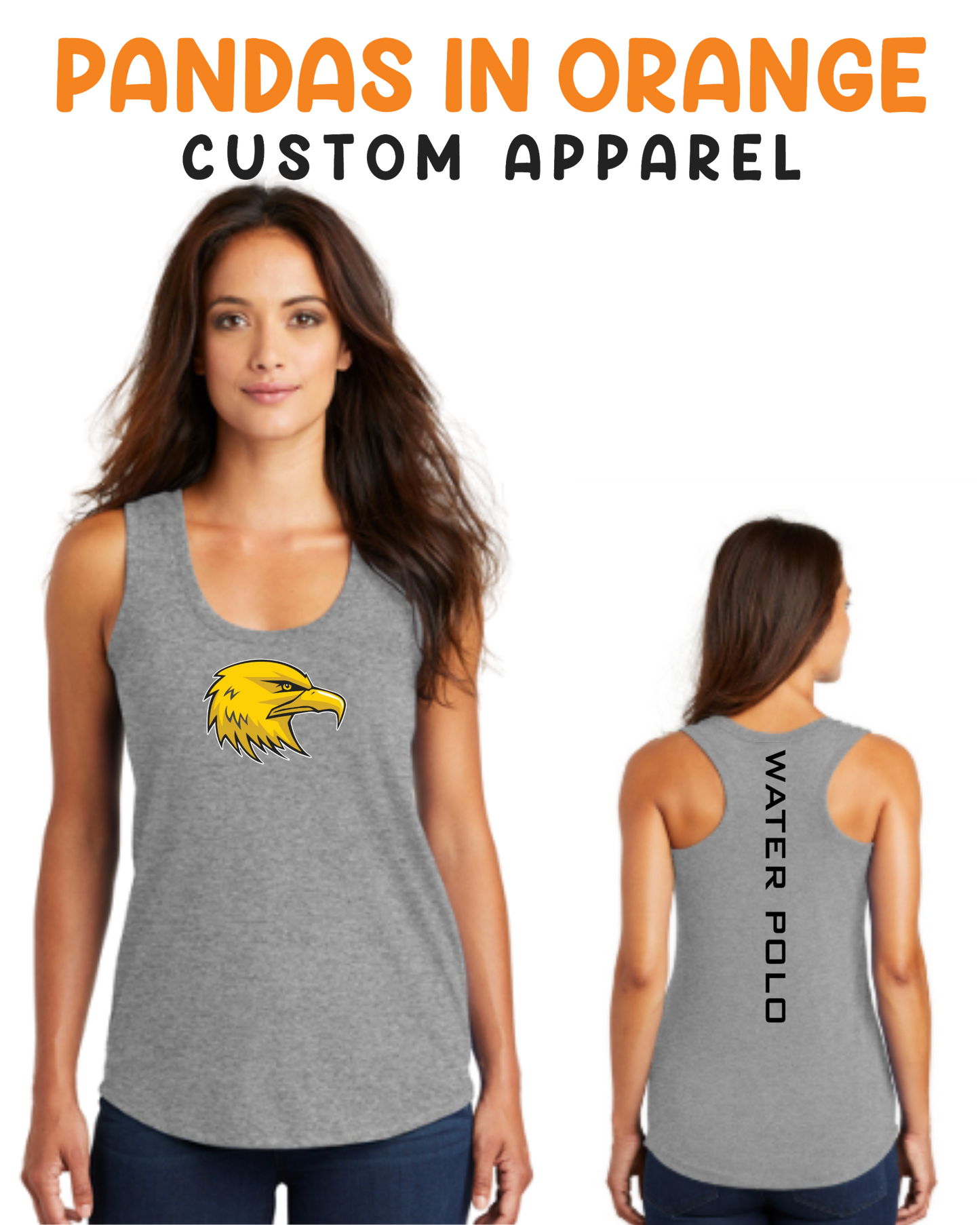Del Oro High School Ladies Casual Racerback Tank Top
