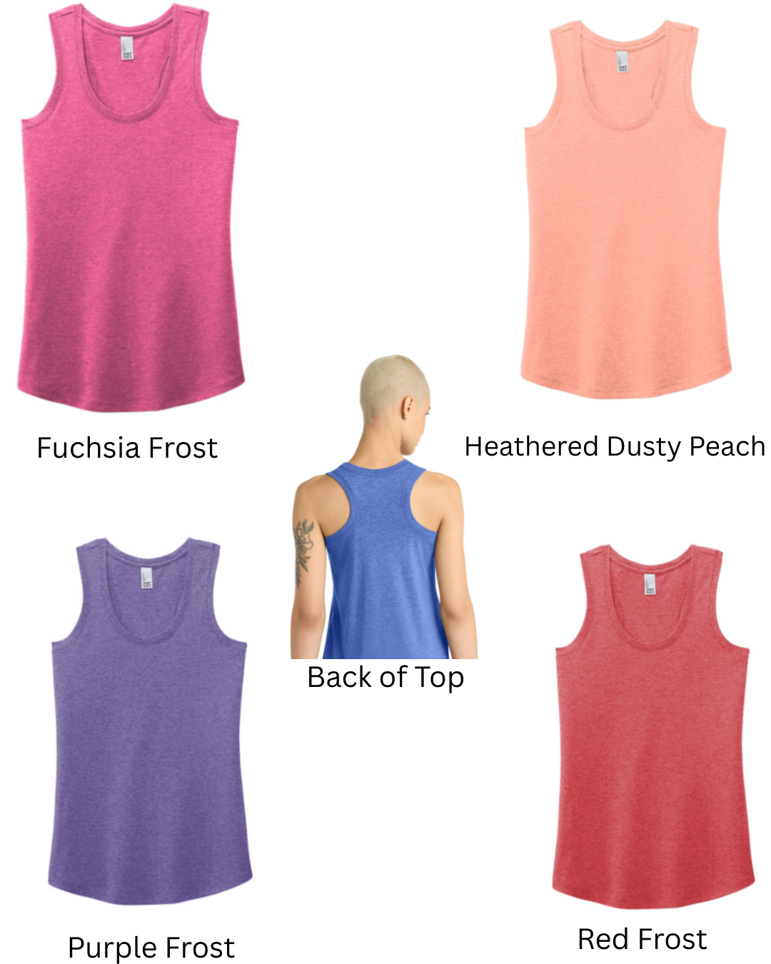 Custom Ladies Casual Racerback Tank Top