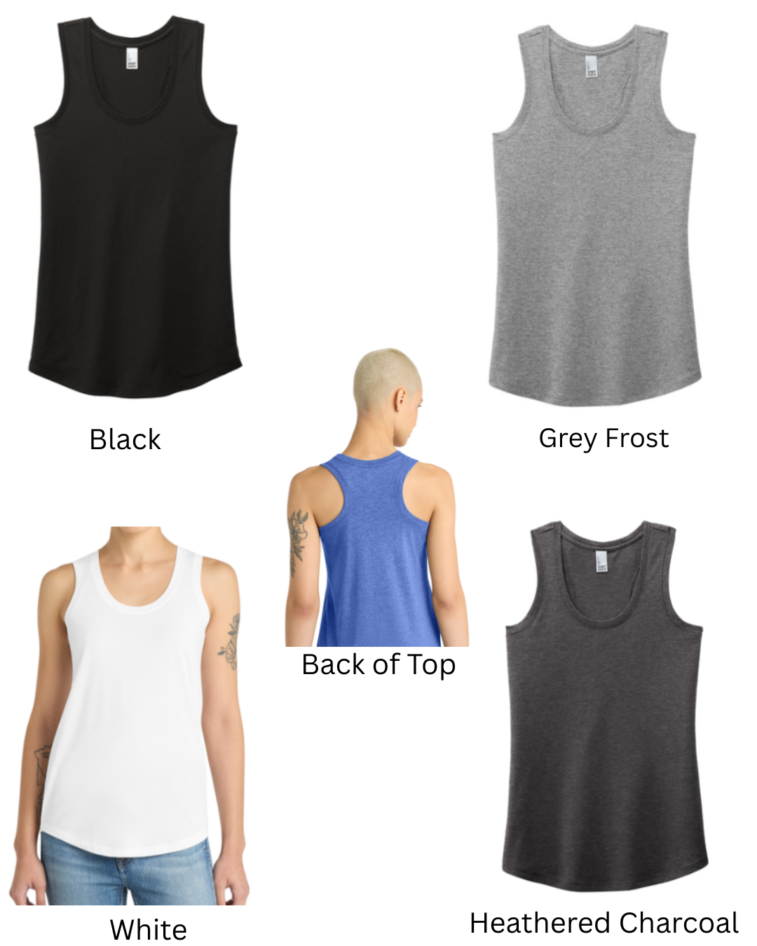 Custom Ladies Casual Racerback Tank Top