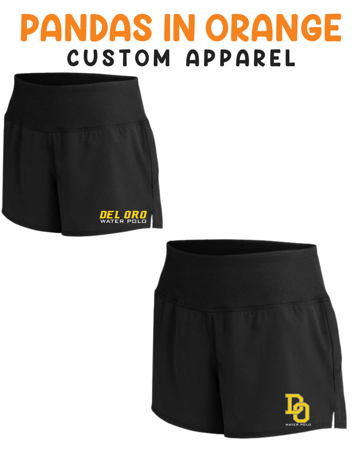 Del Oro High School Female Shorts Black