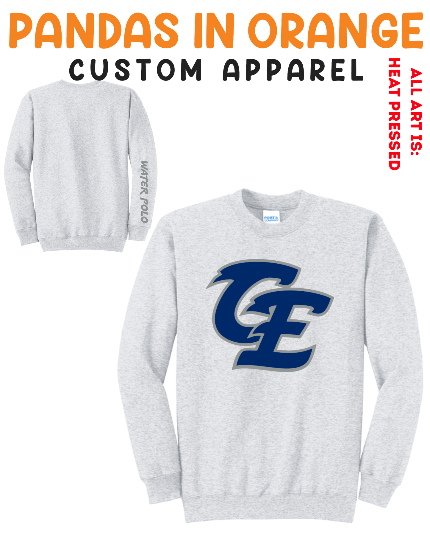 Clovis East HS Crewnecks