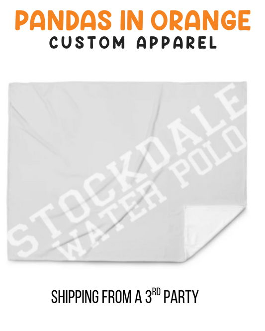Stockdale High School Throw Blanket 60x80 Light Grey