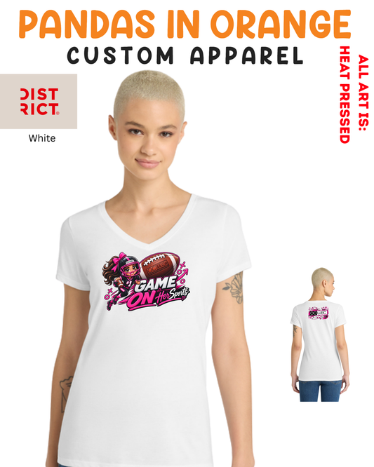OCWBC FOOTBALL Women's V Neck