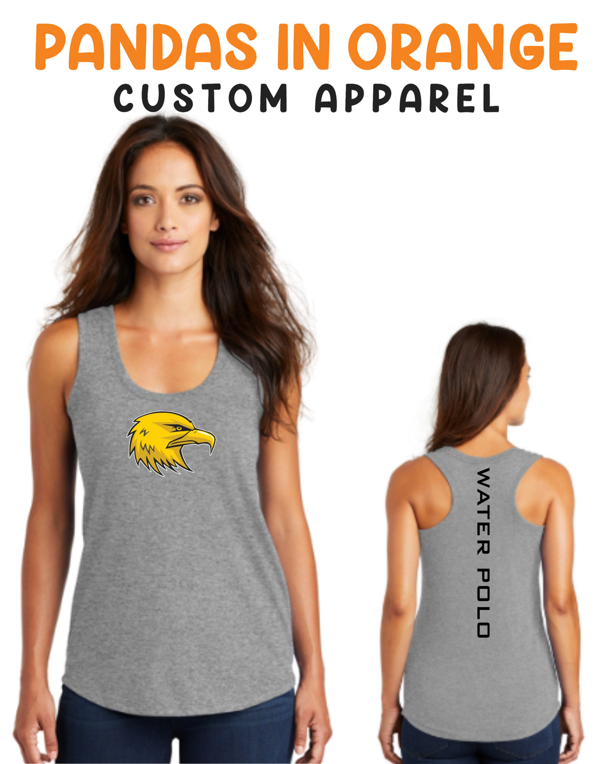 Del Oro High School Ladies Casual Racerback Tank Top
