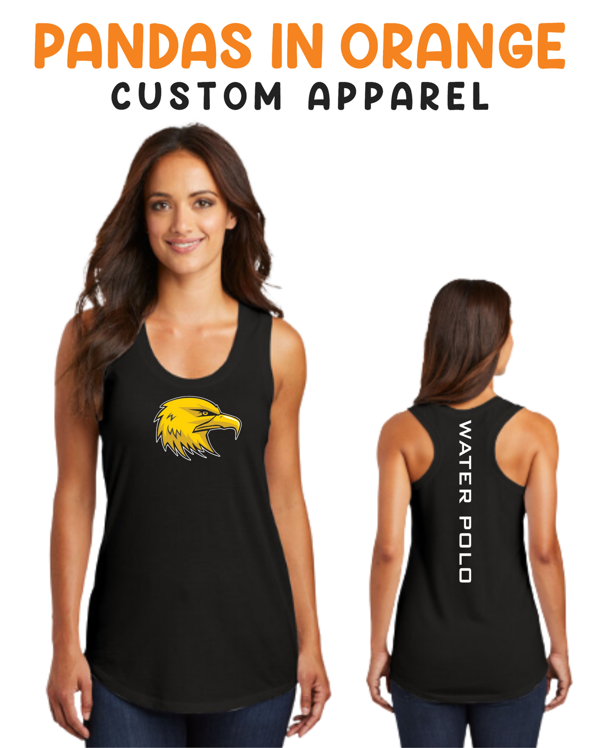 Del Oro High School Ladies Casual Racerback Tank Top