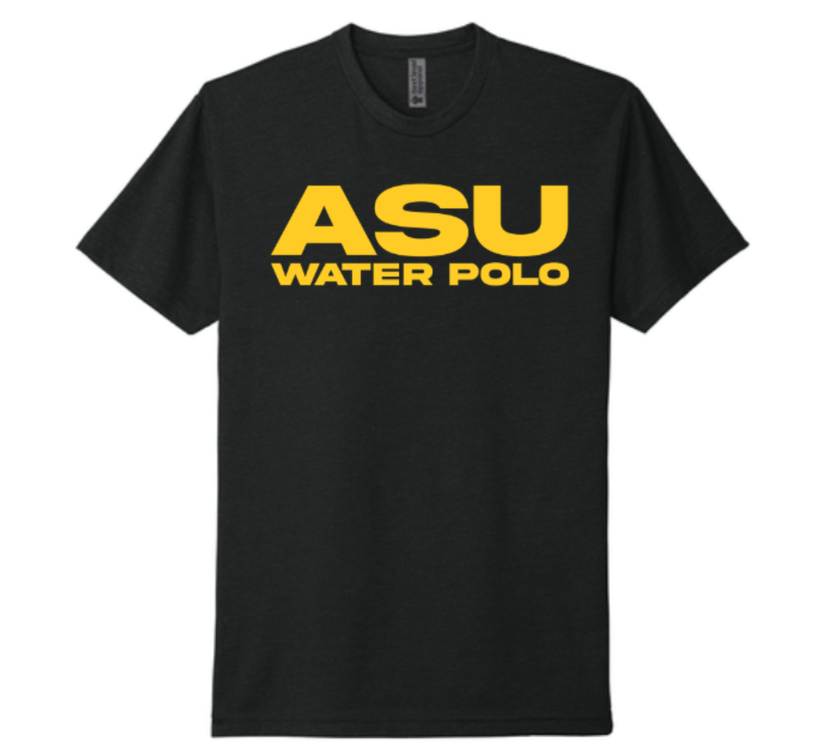 ASU WATER POLO Adult Shirt: Black