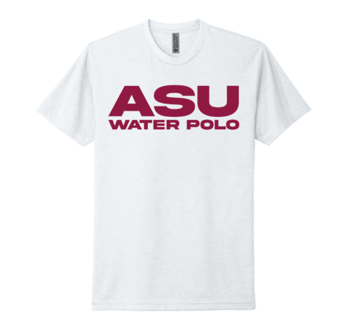 ASU WATER POLO Adult Shirt: White
