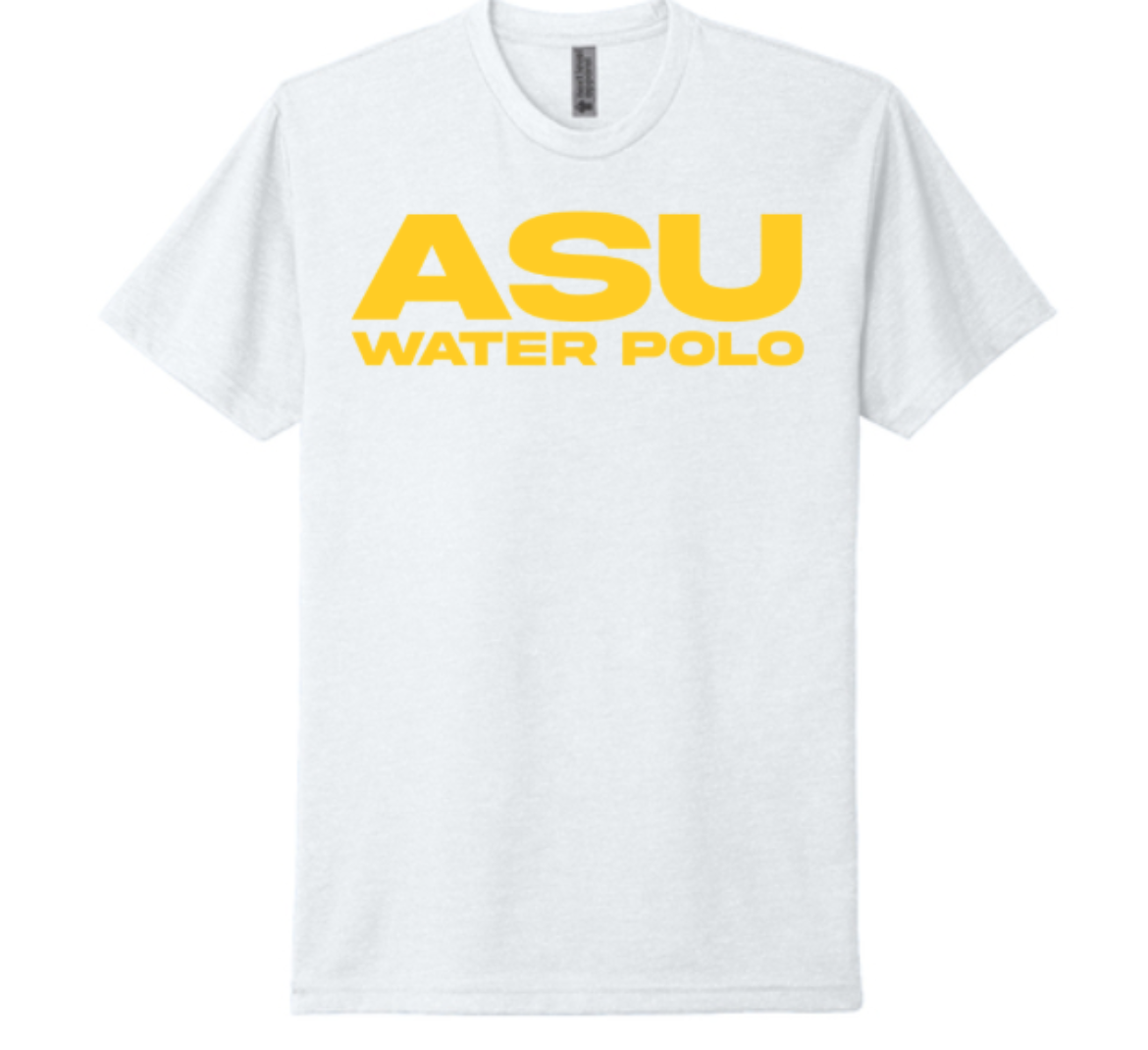 ASU WATER POLO Adult Shirt: White