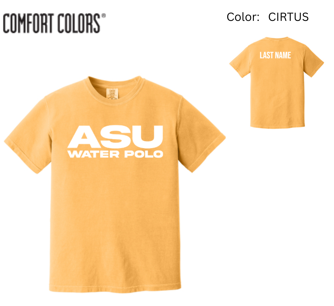 ASU WATER POLO: COMFORT COLOR: Adult Shirt: Cirtus
