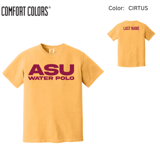 ASU WATER POLO: COMFORT COLOR: Adult Shirt: Cirtus