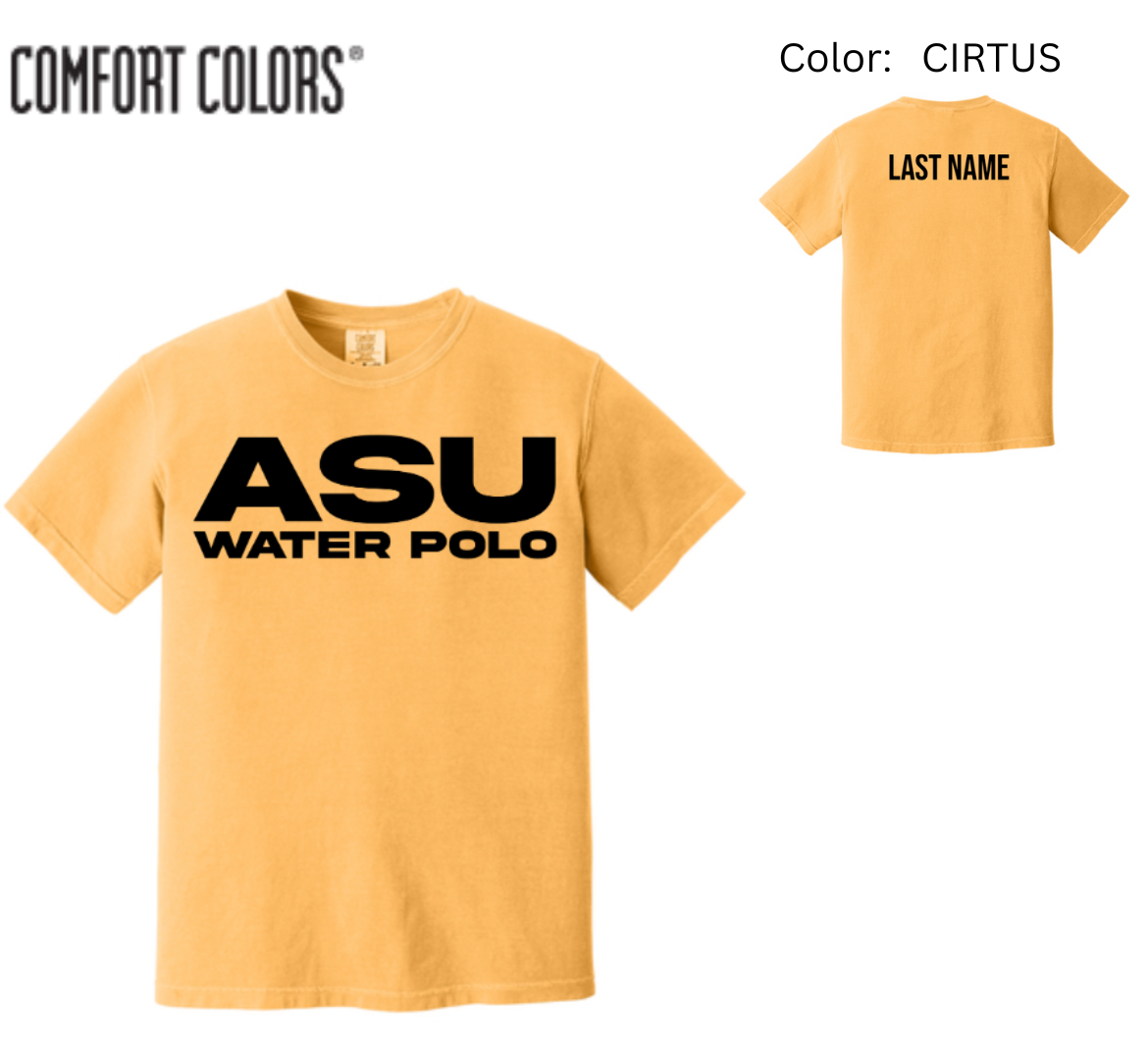 ASU WATER POLO: COMFORT COLOR: Adult Shirt: Cirtus