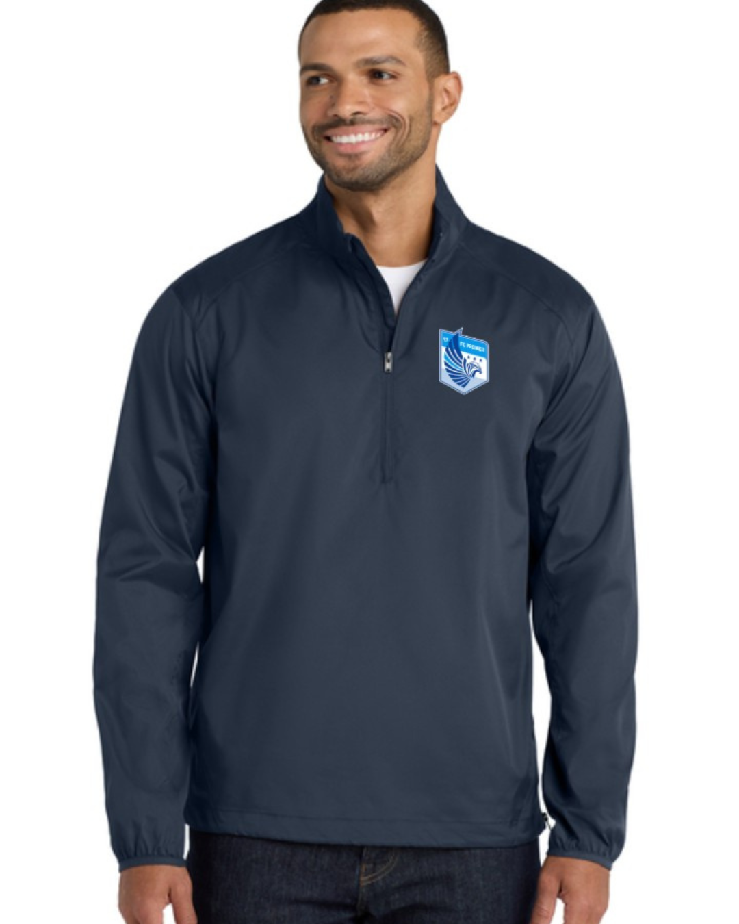 FC PREMIER Unisex Adult 1/4 Zip Windbreaker