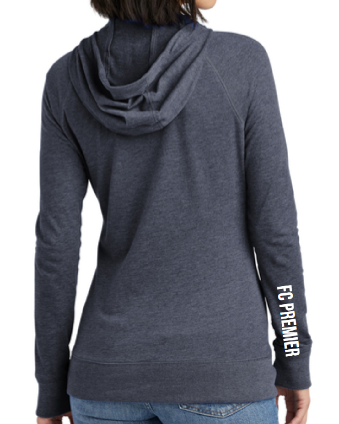 FC PREMIER Female Fitted  Full Zip Hoodie