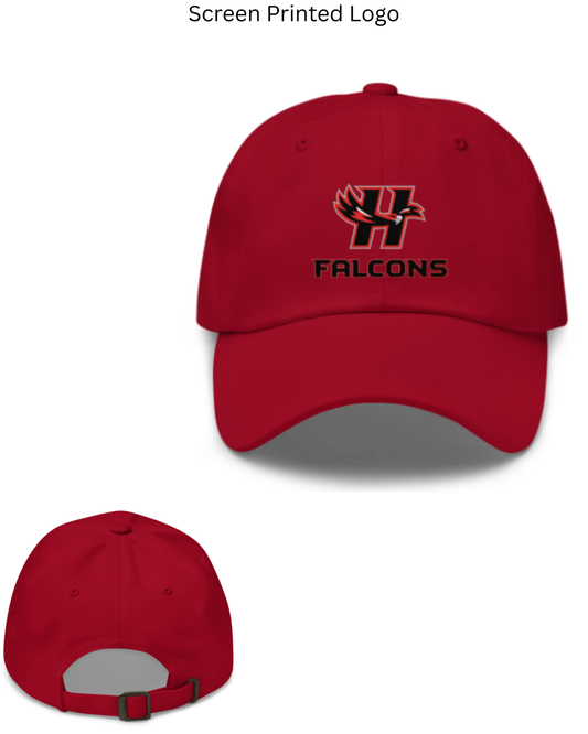 Falcons Swim & Dive Dad hat Red