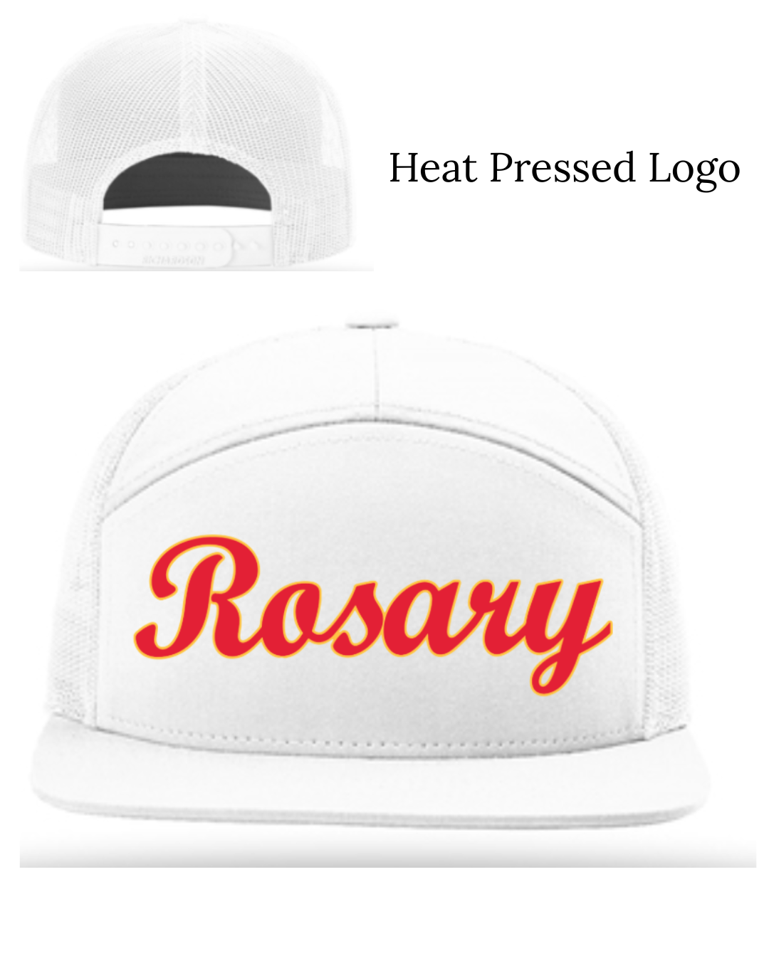 Rosary Academy Swimming Richardson 7-Panel Trucker Hat