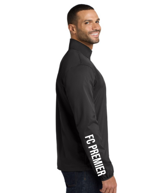 FC PREMIER Unisex Adult 1/4 Zip Windbreaker