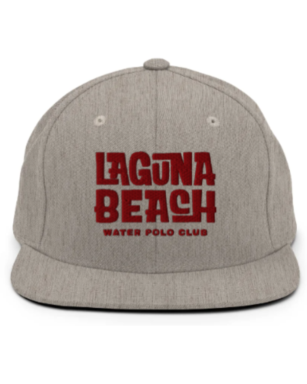 Laguna Beach Water Polo Club Snapback Hat Marron Logo