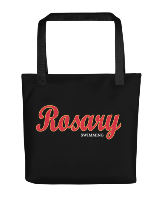 Rosary Academy Swimming Tote bag