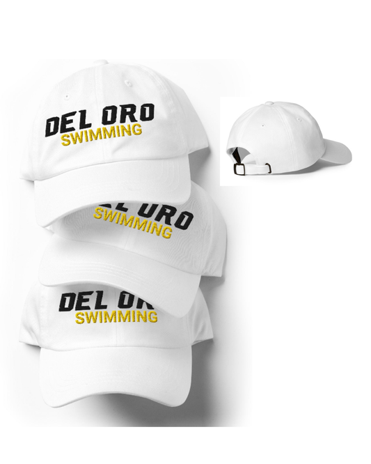 Del Oro HS Swimming Dad Hat White