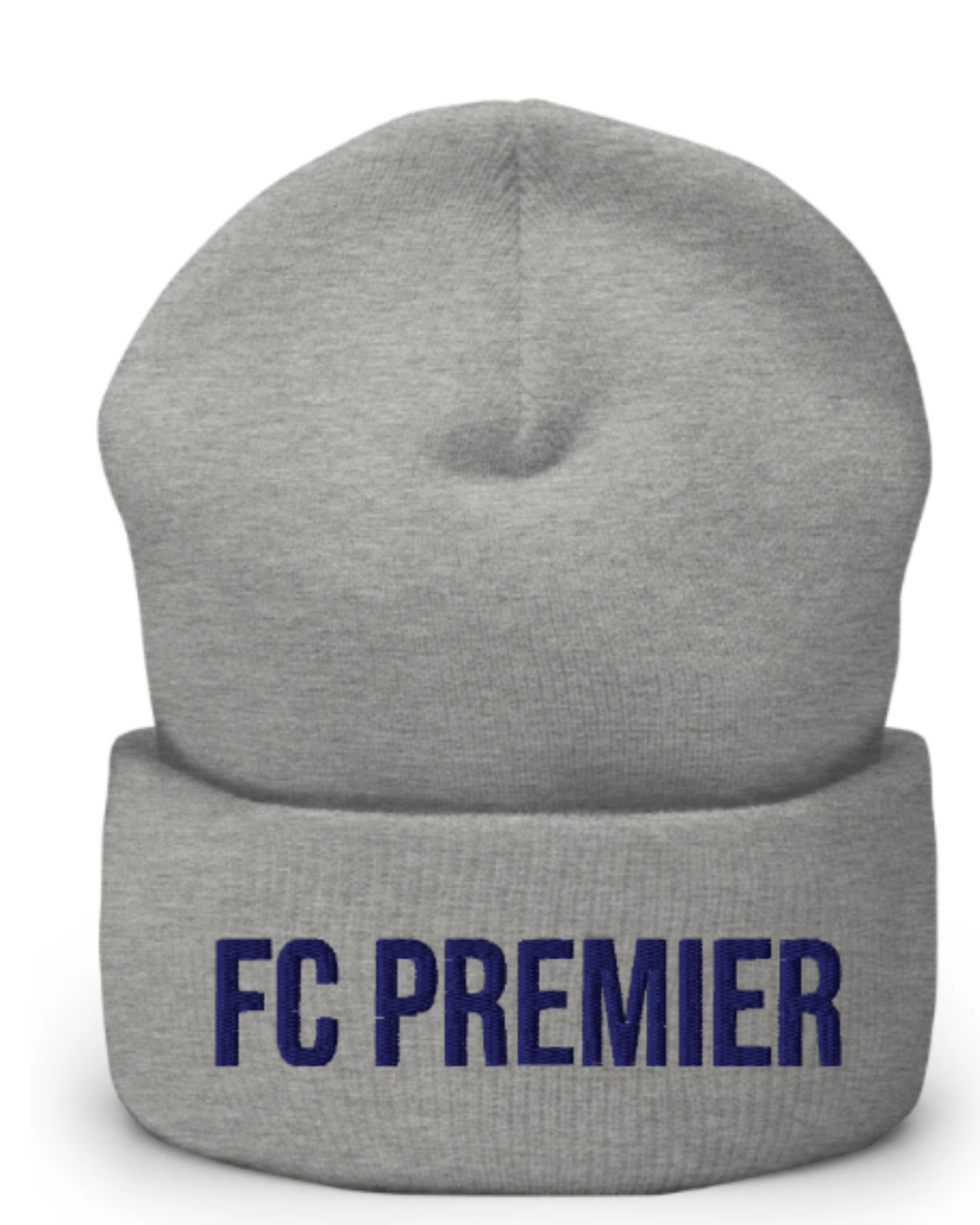 FC PREMIER Cuffed Beanie Navy Writing